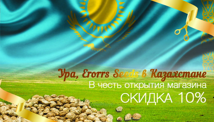 Открытие магазина Errors Seeds в Казахстане
