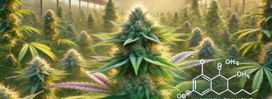 куст ганжи с максимальным количеством КБД