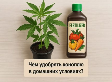 Чем удобрять коноплю в домашних условиях?