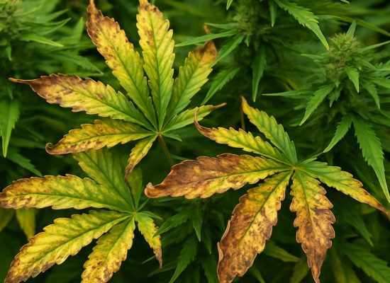 перекорм кустов конопли