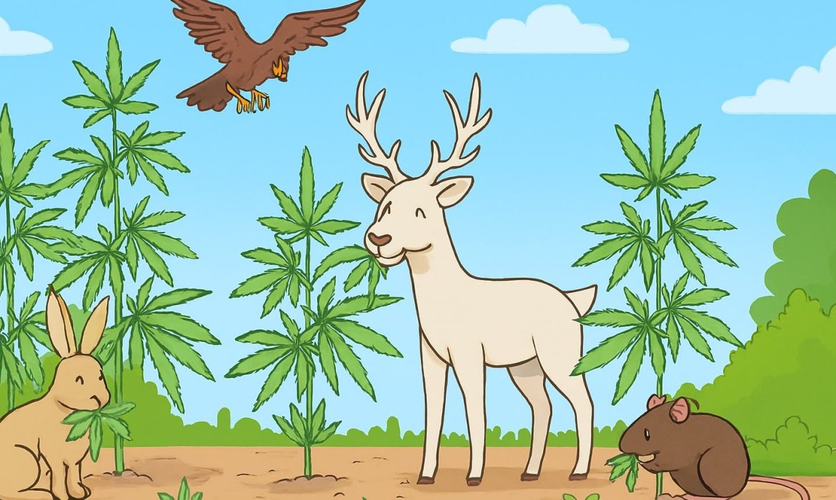 Какие животные чаще всего угрожают кустам на улице