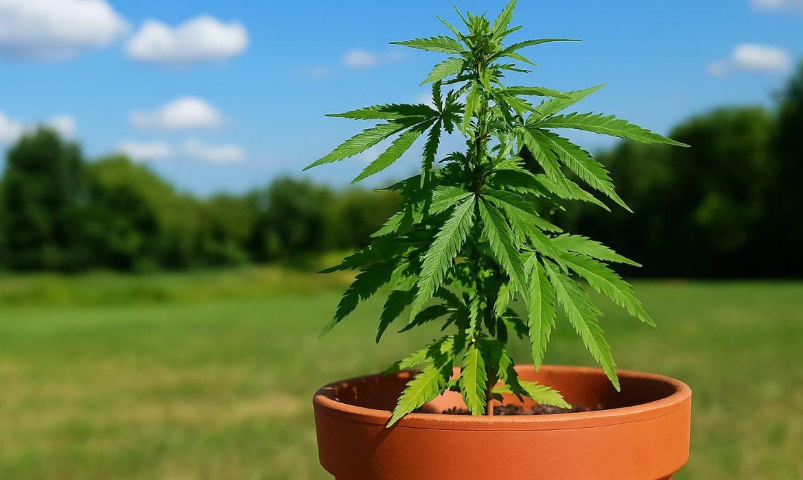 Можно ли вырастить каннабис в горшке под открытым небом