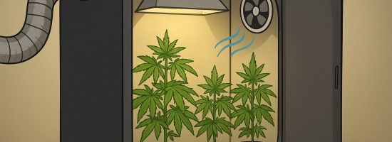 проветривание ганжи в гроубоксе