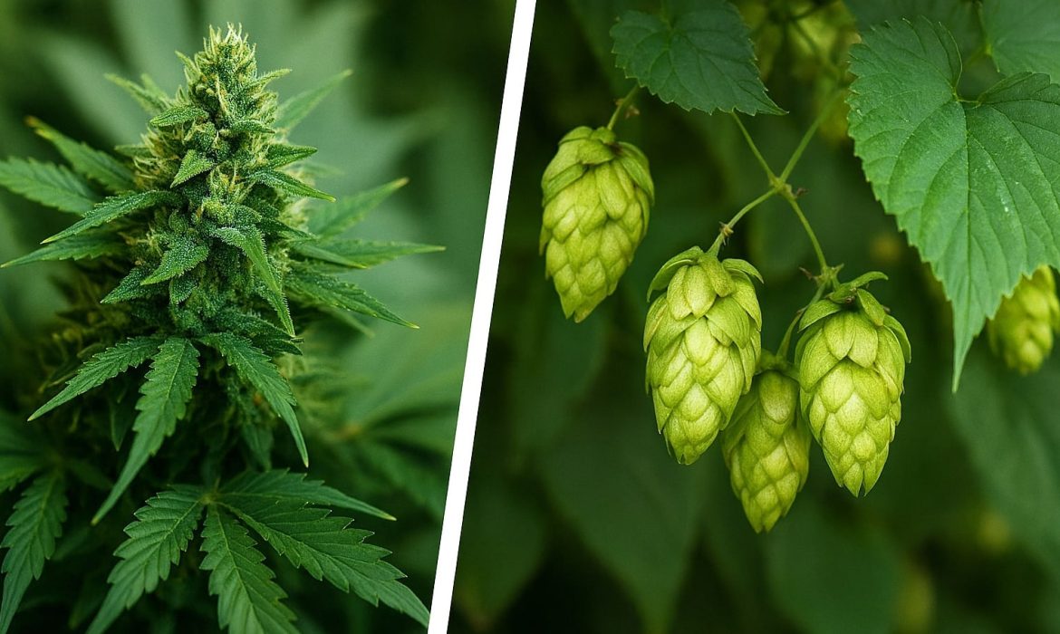 Сравнение каннабиса и хмель: почему эти растения считают «родственниками»