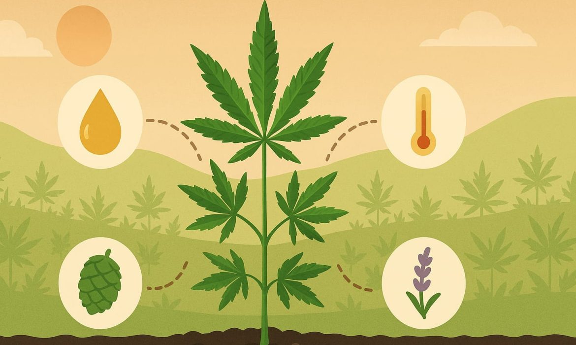 Связь между терпенами и условиями выращивания