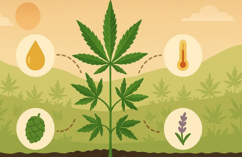 Связь между терпенами и условиями выращивания